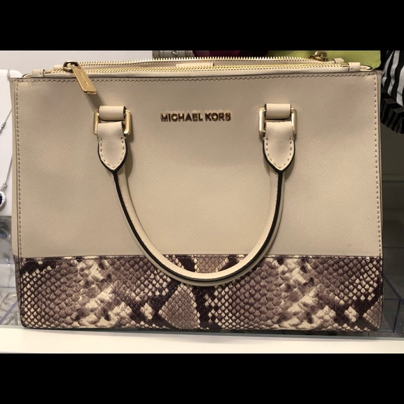 michael kors python handbag